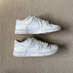 Nike Dunk Low. Womens 9.5. Yellow and White Colorway